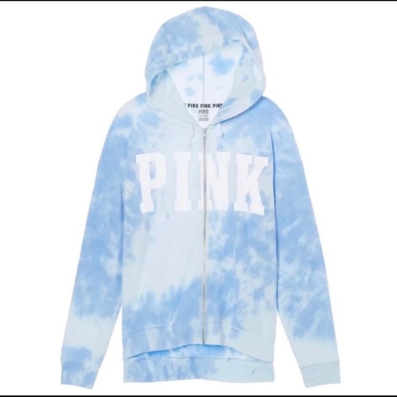 victoria secret pink tie dye hoodie